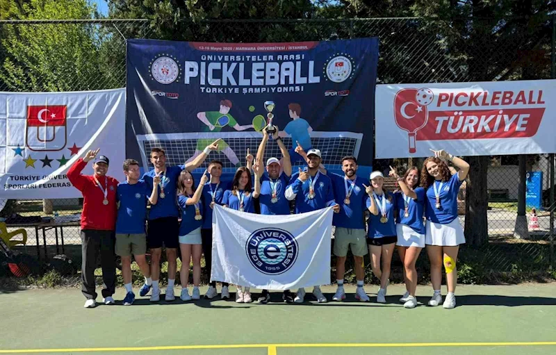 Ege Üniversitesi Pickleball Takımı Türkiye şampiyonu oldu
