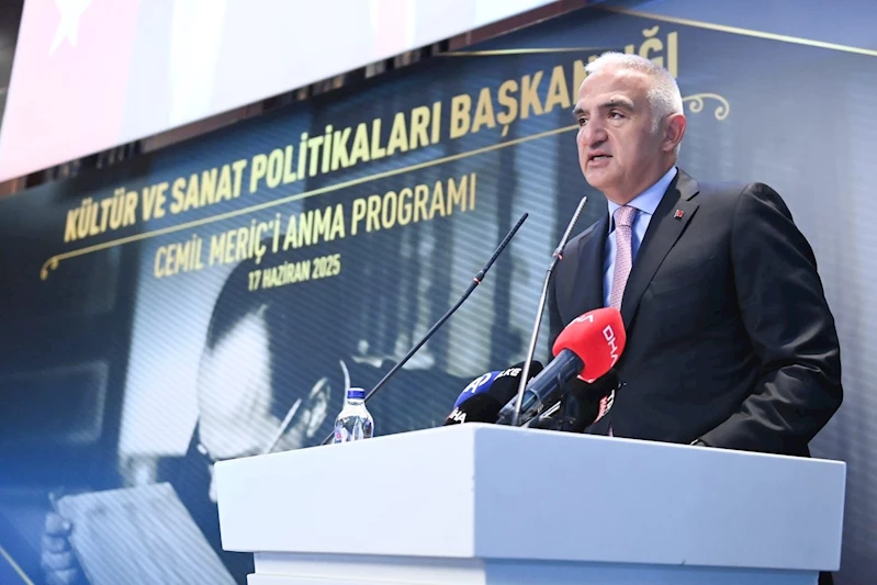 Kültür ve Turizm Bakanı Ersoy, Cemil Meriç’i anma programına katıldı
