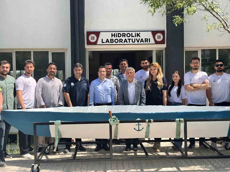 FÜ, Çimentaş sponsorluğunda beton kano yarışında
