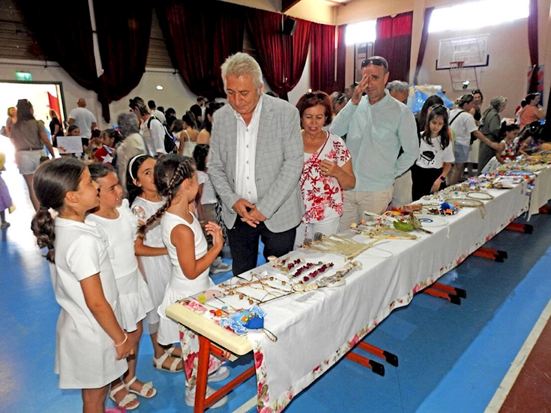 Çeşme’de, öğrencilerden geri dönüşüme duyarlı yıl sonu etkinliği
