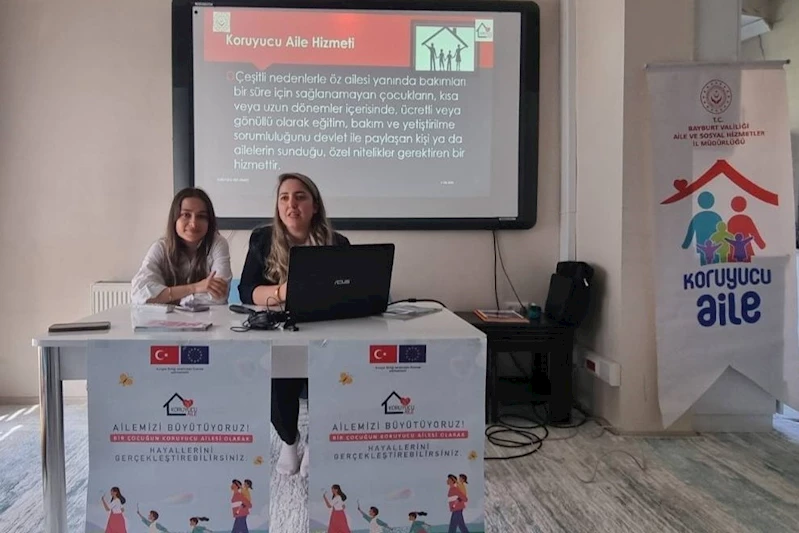 Bayburt’ta ’Koruyucu Aile Farkındalık Eğitimi’ verilmeye devam ediyor
