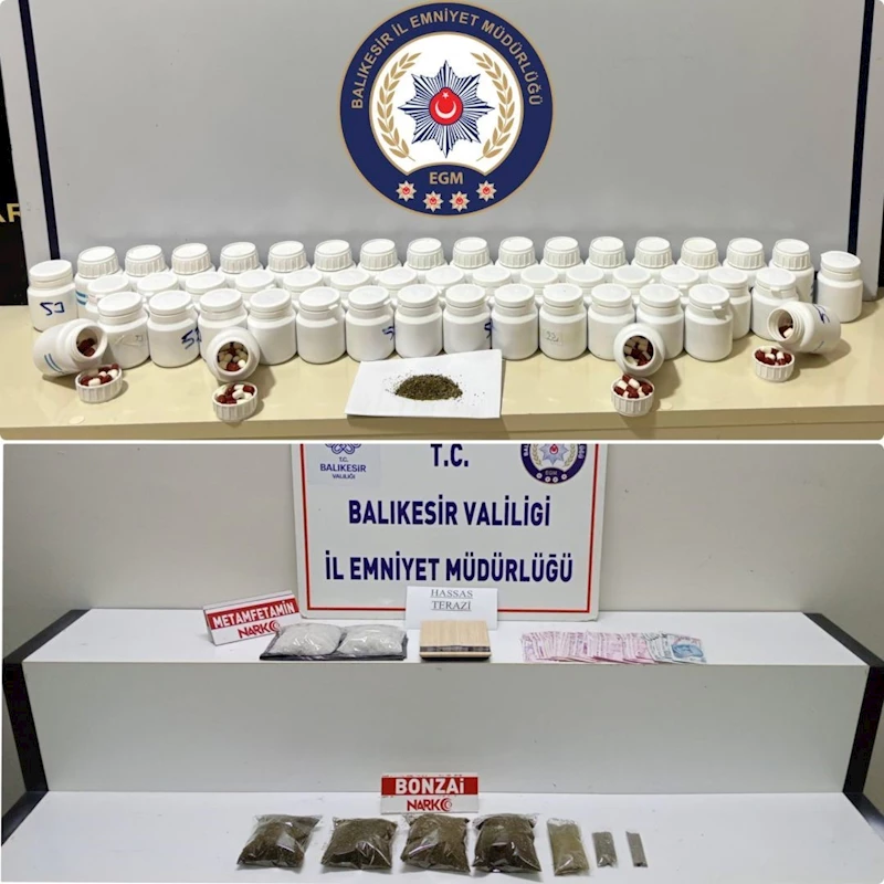Balıkesir’de zehir tacirlerine geçit yok
