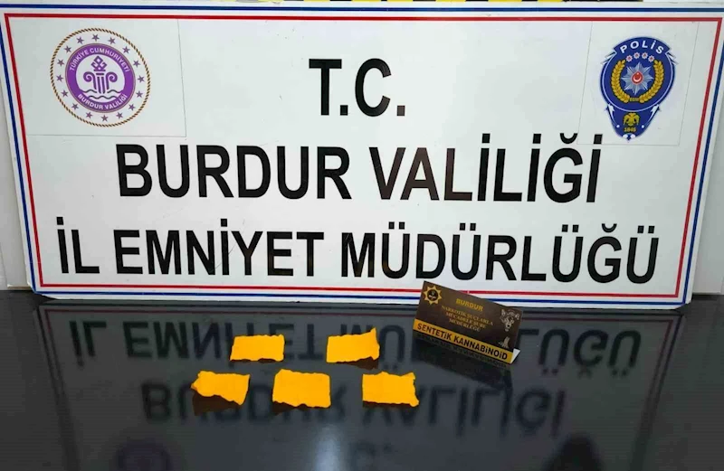 Burdur’da uyuşturucu operasyonu: 1 tutuklama
