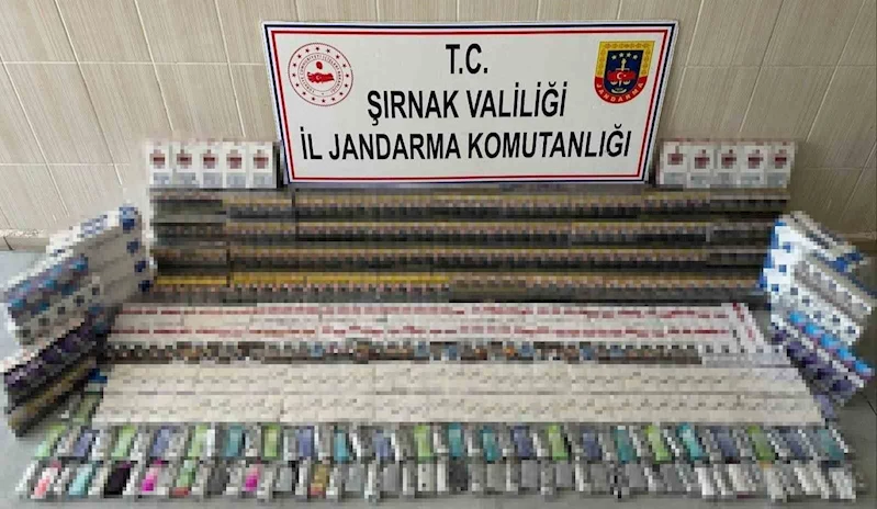 Şırnak’ta 5 milyon lira değerinde gümrük kaçağı ürün ele geçirildi
