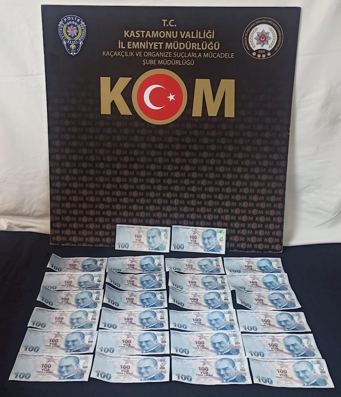 Kastamonu’da sahte para operasyonu: 1 gözaltı
