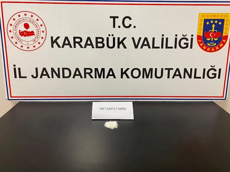 Uyuşturucu operasyonunda 8,13 gram metamfetamin ele geçirildi
