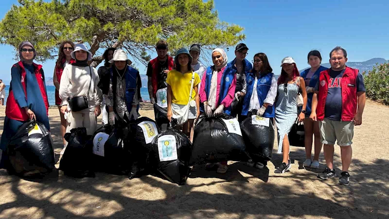 Muğla’da gönüllü gençlerden ekolojik sistemde farkındalık
