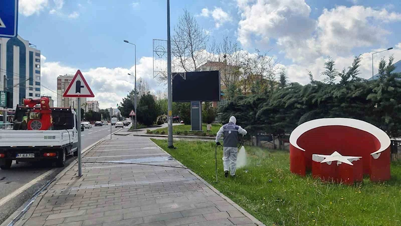 Talas’ta yaz boyunca haşereyle mücadele devam ediyor
