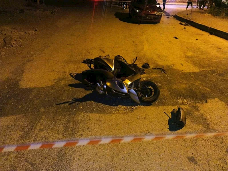 Feci kazada acı detay: Kaskını oğluna takmış
