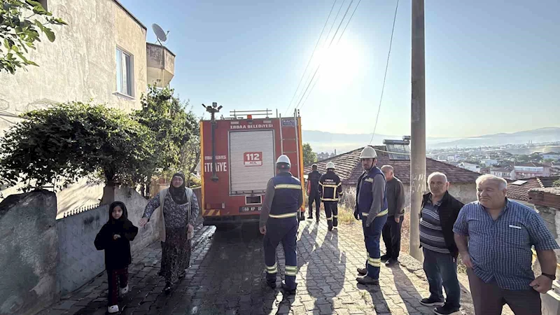 Erbaa’da korkutan yangın
