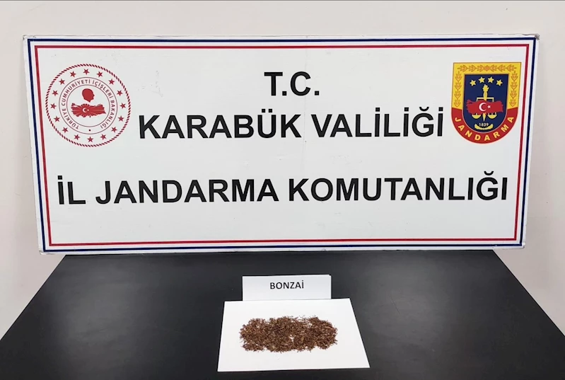 Karabük’te uyuşturucu operasyonu: 1 gözaltı
