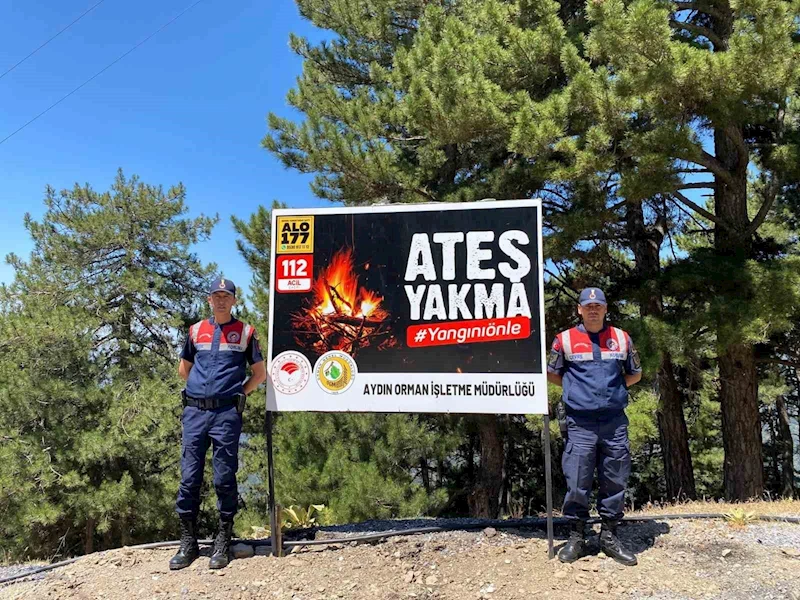 Aydın Jandarmasından yangın uyarısı: 