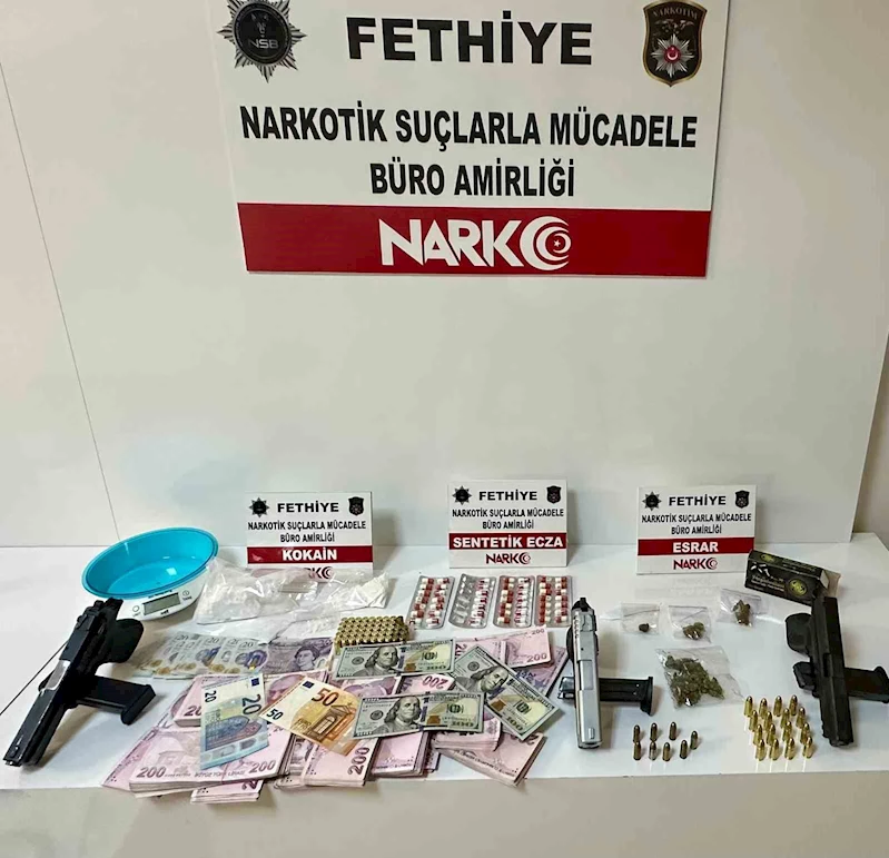 Fethiye’de uyuşturucu operasyonu: 5 tutuklama
