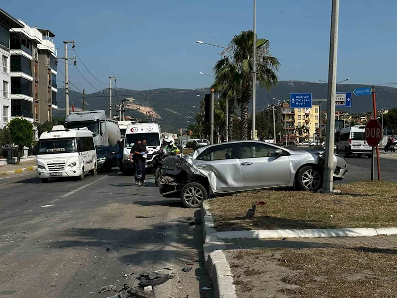 Milas’ta trafik kazası: 1 yaralı
