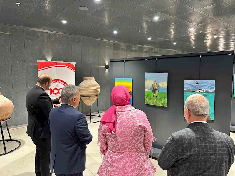 60 öğrencinin resmi, Samsun Müzesi’nde sergilendi
