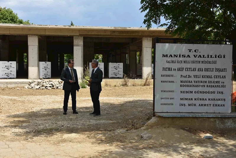 Salihli’ye 2 yeni anaokulu yapılıyor

