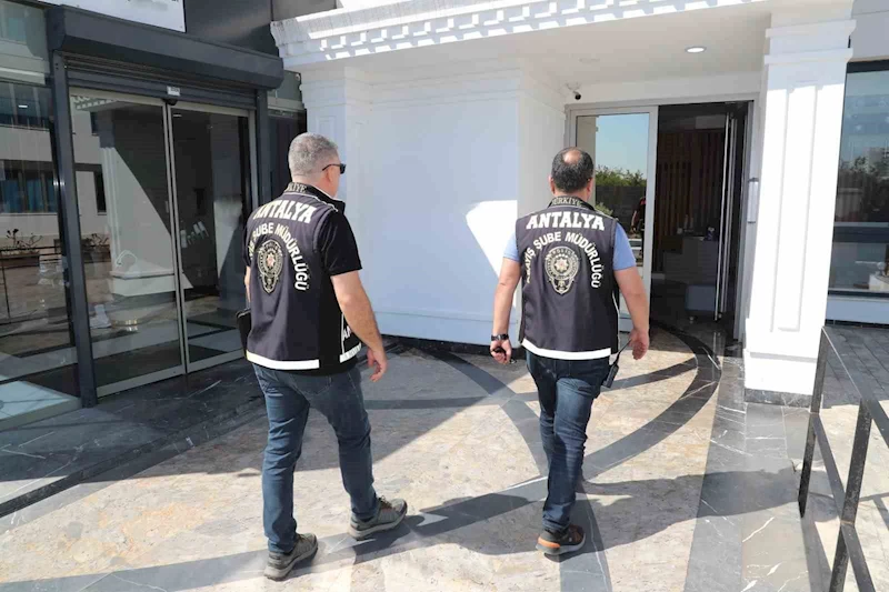 Antalya’da günübirlik kiralık evlere eş zamanlı denetim
