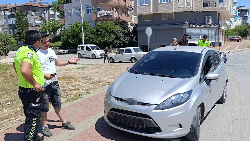 Dikkatsiz manevra kazayı beraberinde getirdi
