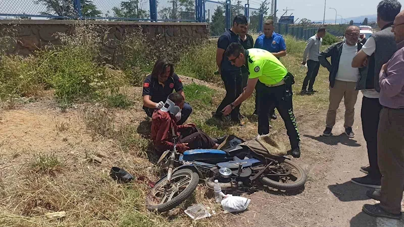 Seydişehir’de minibüsle çarpışan motosikletli yaralandı
