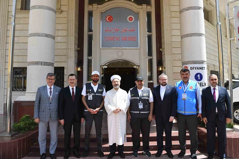 Suudi Arabistan Hac ve Umre Bakanı er-Rabia’dan  Diyanet İşleri Başkanı Erbaş’a ziyaret
