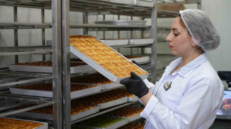 Gaziantep’te baklavacıların bayram mesaisi başladı
