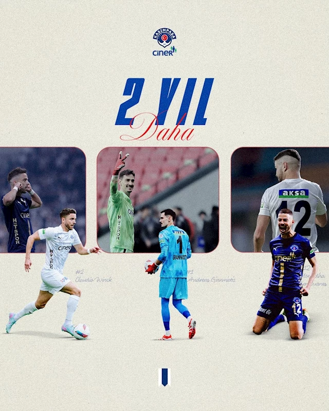 Kasımpaşa, 3 futbolcusuyla yeniden anlaştı
