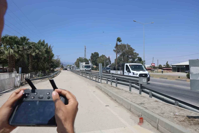 Dron ile yapılan denetimde ceza uygulanan vatandaş: 