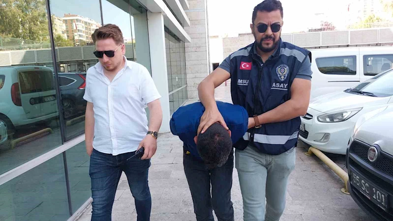 Samsun’da kafeden cep telefonu çalan zanlı, polis tarafından yakalandı
