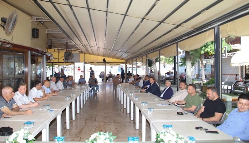 Köşk protokolü bayramlaştı

