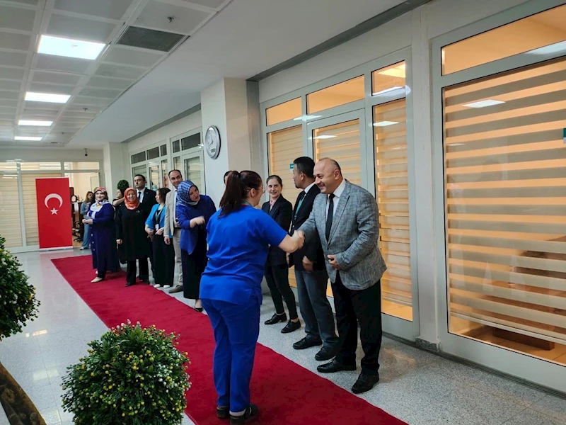 Karabük Eğitim ve Araştırma Hastanesi’nde bayramlaşma programı yapıldı
