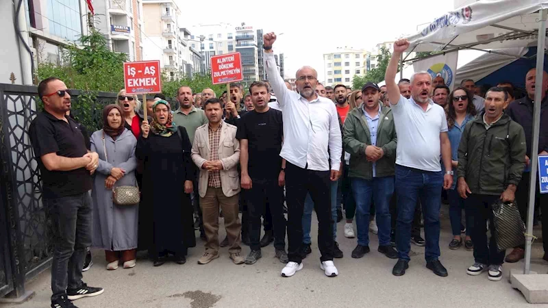 Van’da işten çıkarılan işçiler: 