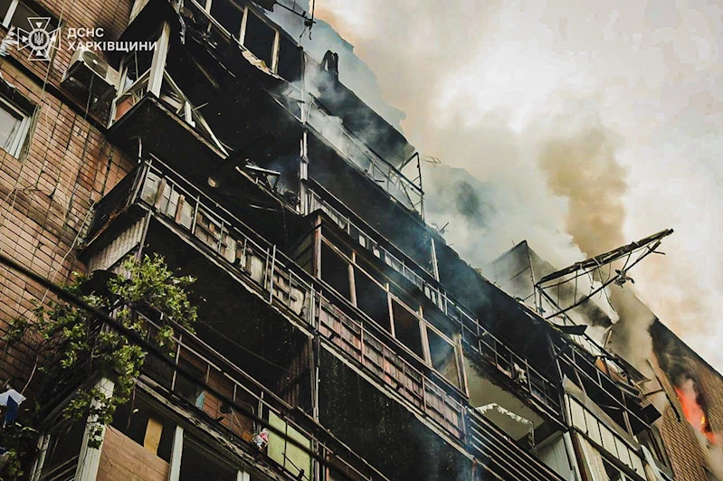 Rusya’dan Harkov’a savaşın başından bu yana en yoğun saldırı: 3 ölü, 21 yaralı
