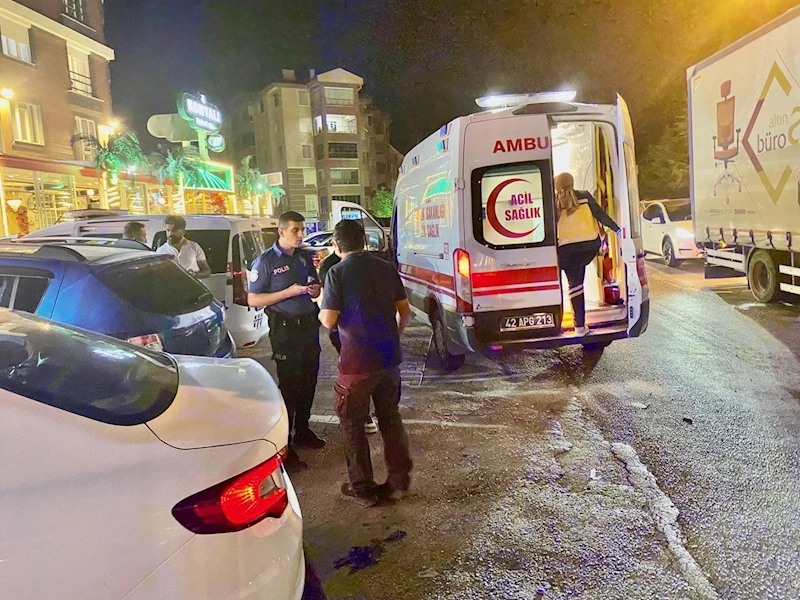 Kulu’da iki otomobil kırmızı ışıkta çarpıştı: 1 yaralı
