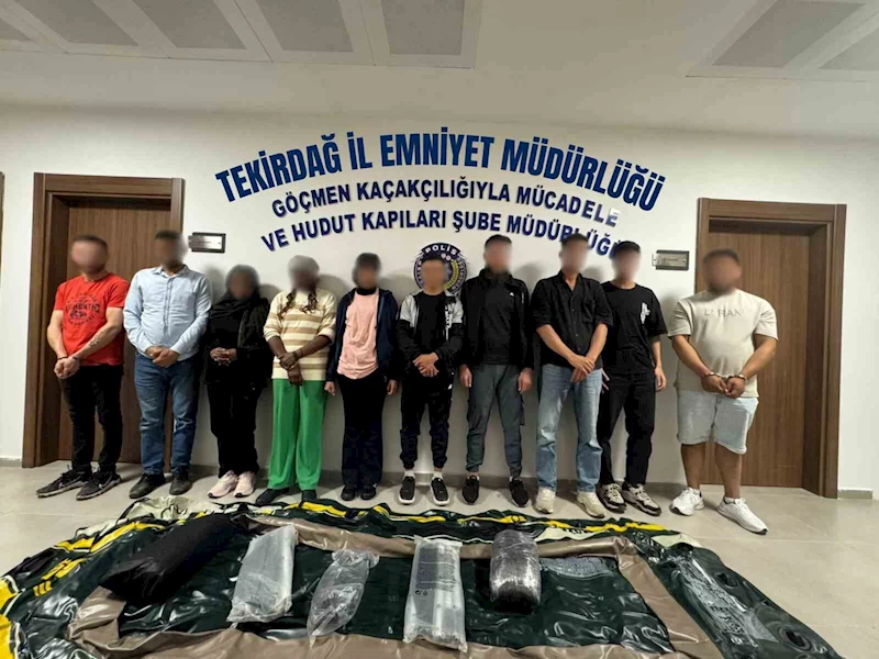 Tekirdağ’da göçmen kaçakçılarına yönelik operasyonda 2 kişi tutuklandı
