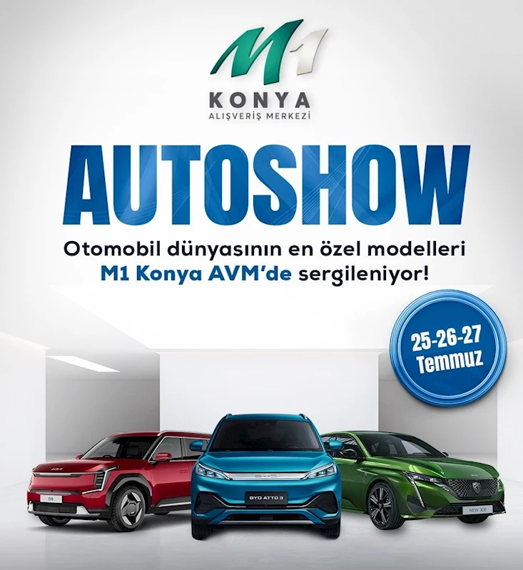 M1 Konya AVM’de otomobil rüzgarı
