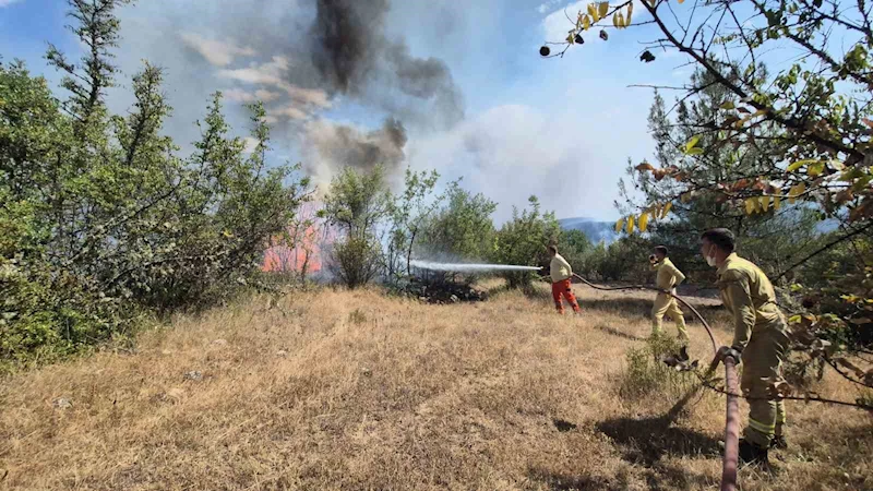 Karabük’teki orman yangınlarını söndürme çalışmaları aralıksız sürüyor
