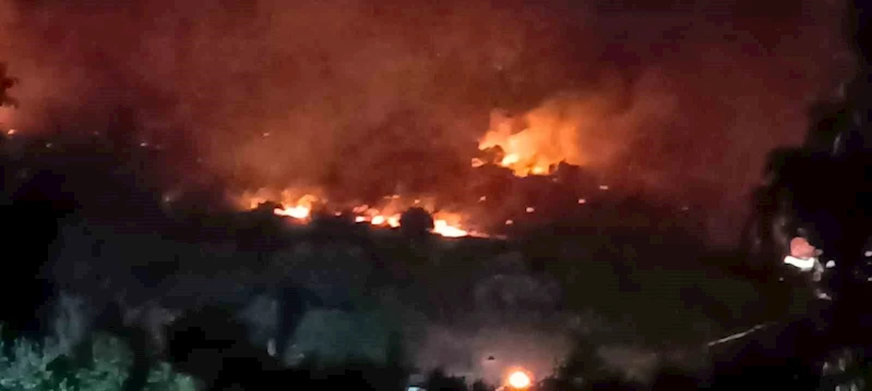 Dikili’de orman yangını: Çanakkale yolu ulaşıma kapatıldı
