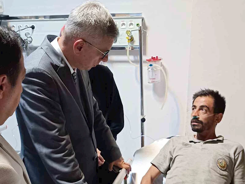Bakan Memişoğlu’ndan Eskişehir’deki yangından yaralananlara ziyaret
