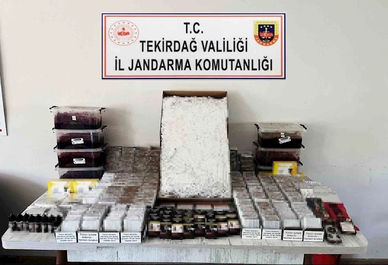 Tekirdağ’da kaçak tütün operasyonu
