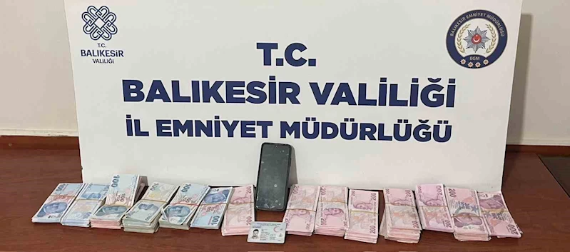 Bandırma’da polis kılığında 1 milyonluk dolandırıcılığa suçüstü

