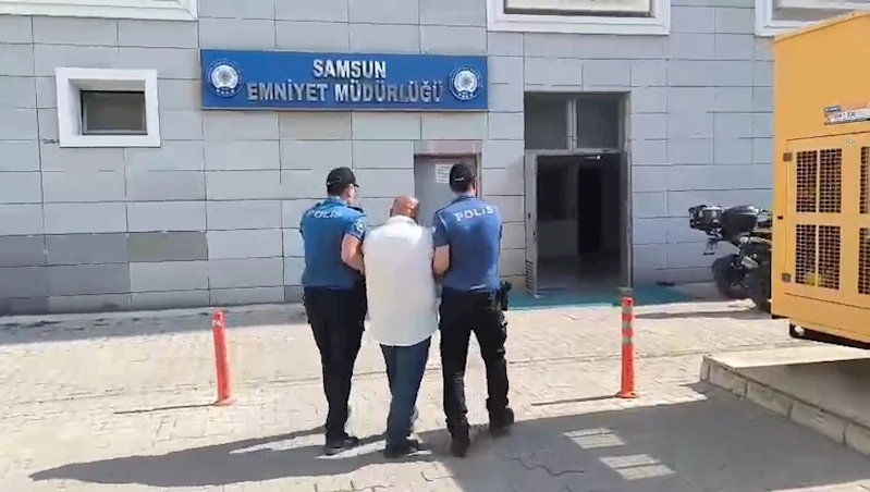 Samsun’da 14 yıl 2 ay hapis cezası ile 2 yıldır aranan şahıs yakalandı
