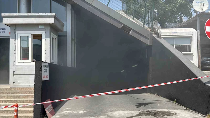 Şişli Kaymakamlığı Tapu Müdürlüğü’nde yangın paniği
