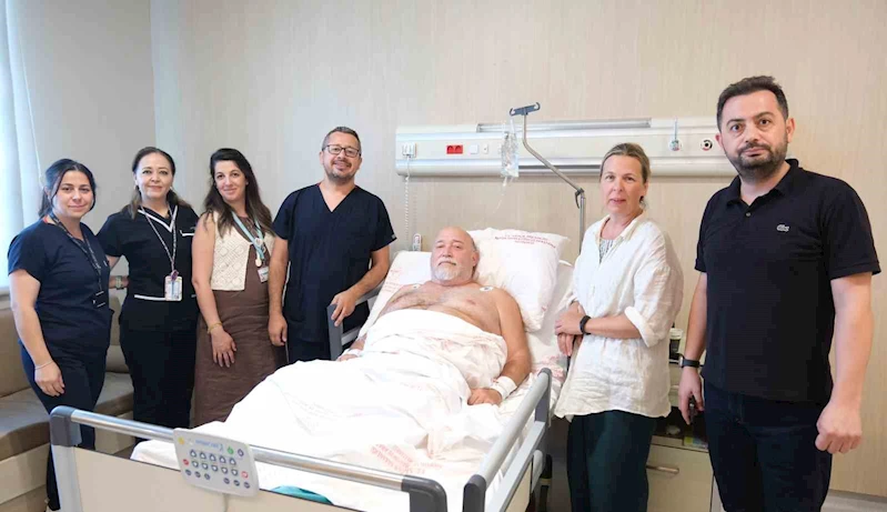 Rus hasta Mersin Şehir Hastanesi’nde sağlığına kavuştu
