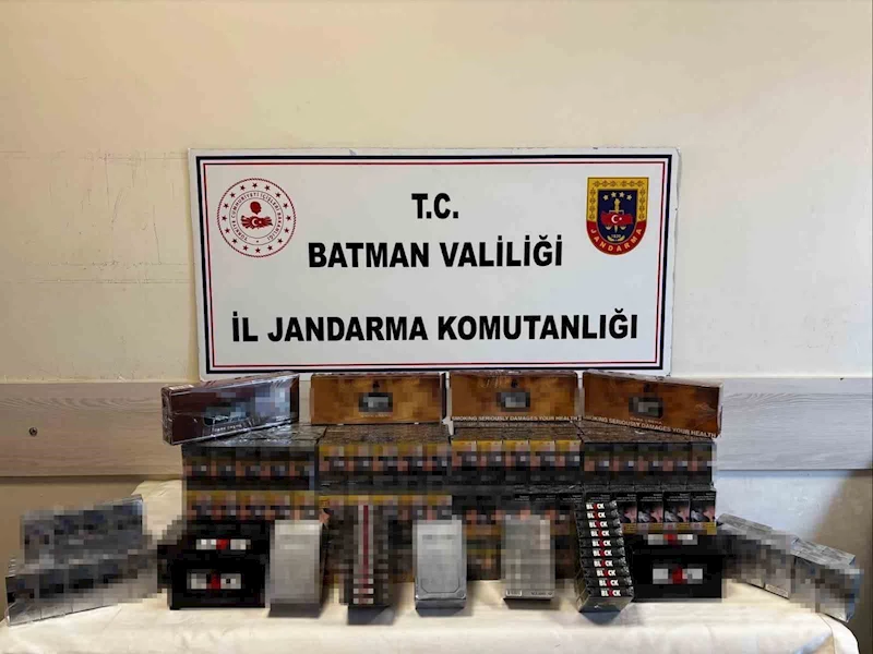Batman’da 784 paket kaçak sigara ele geçirildi
