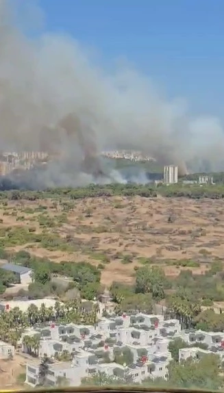 Antalya’da orman yangını
