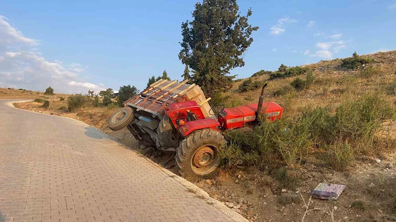 Traktör altında kalan sürücü hayatını kaybetti
