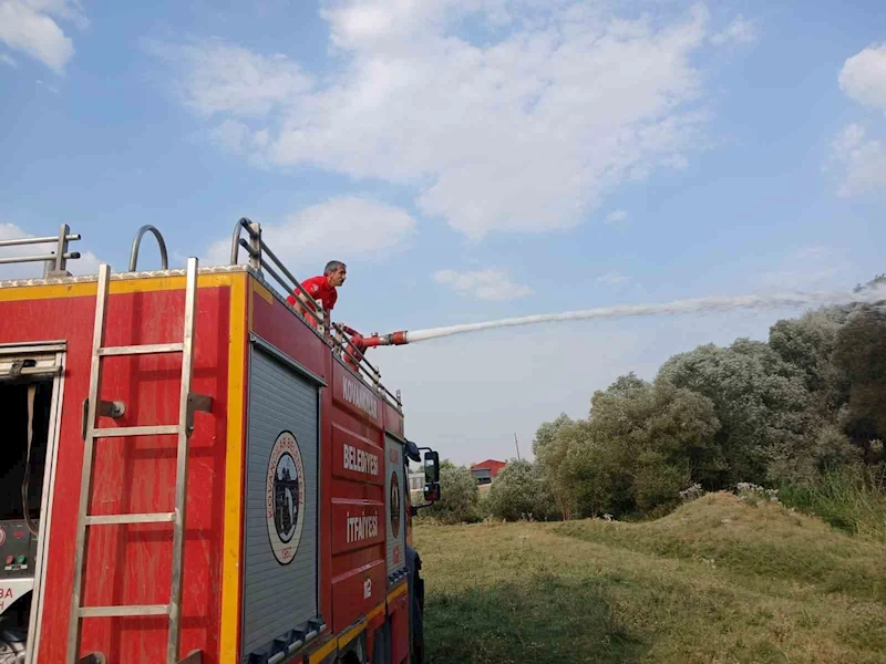 Elazığ’da ağaçlık alanda çıkan yangın ekipler tarafından  söndürüldü
