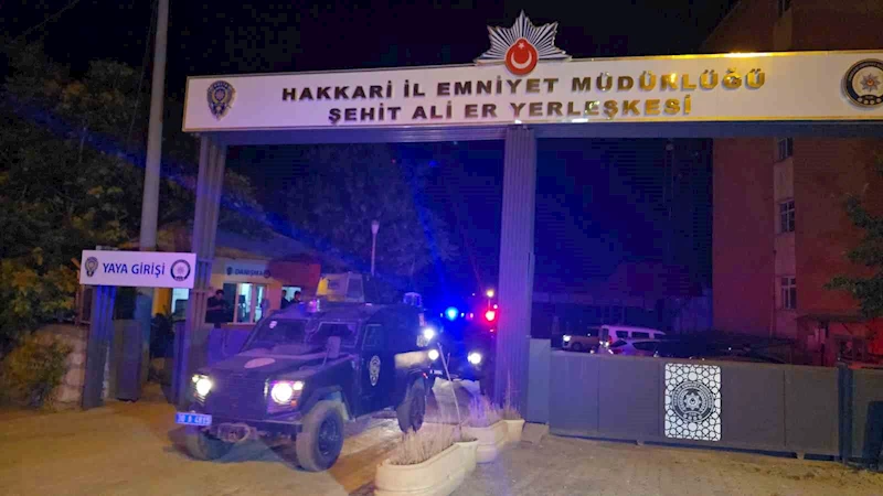 Hakkari’de geniş çaplı asayiş uygulaması
