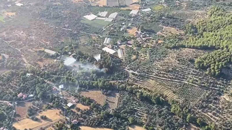 Seydikemer’deki orman yangını büyümeden söndürüldü
