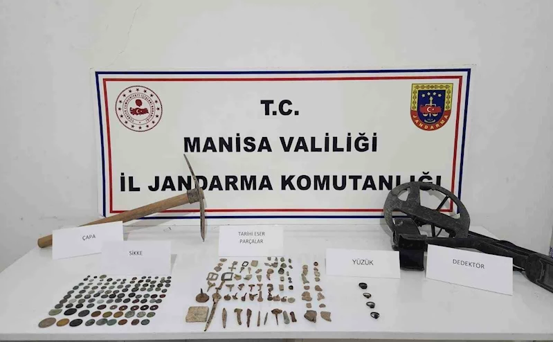 Manisa’da tarihi eser operasyonu
